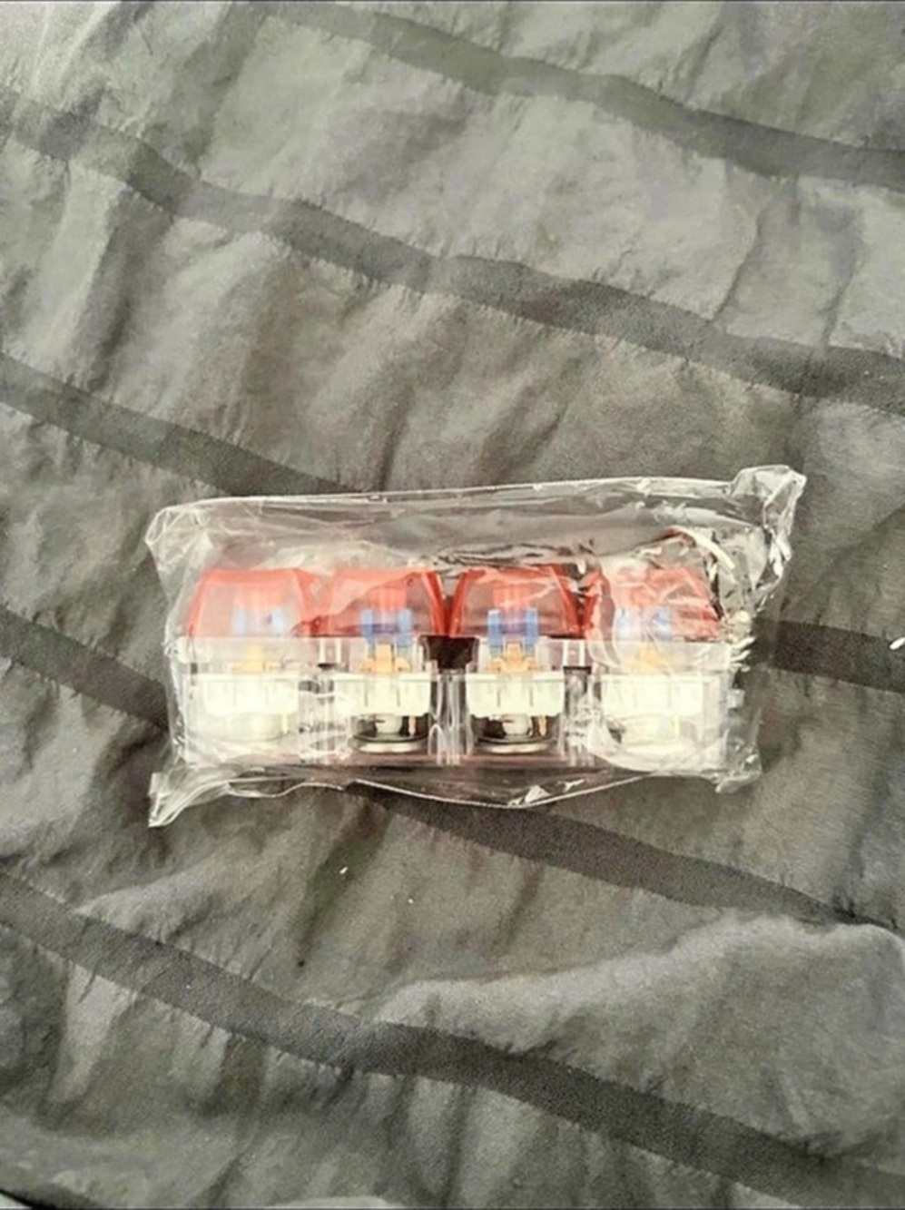 Makeup Set in Clear & Red NWT